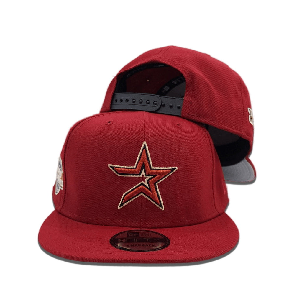 HOUSTON ASTROS 2005 WORLD SERIES BRICK RED PINK BRIM NEW ERA FITTED HA –  Sports World 165