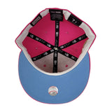 Bright Pink New York Yankees Icy Blue Bottom 1962 World Series New Era 59Fifty Fitted