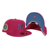Bright Pink New York Yankees Icy Blue Bottom 1962 World Series New Era 59Fifty Fitted