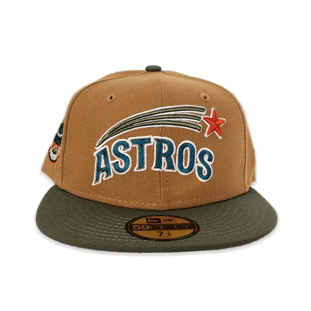 Vintage Houston Astros Hat Old Logo New Era 59Fifty Size 7 3/8 TEAM ISSUE