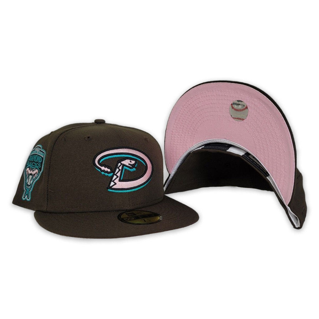 Brown Arizona Diamondbacks Pink Bottom 1998 Inaugural Season Side