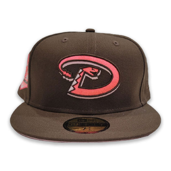 Diamondbacks Patch Brown Arizona Diamondbacks Pink Bottom 20th Anniversary Side Patch New ...