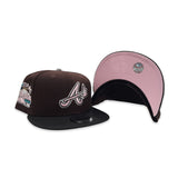 Brown Atlanta Braves Black Visor Pink Bottom 2000 All Star Game Side Patch New Era 9Fifty Snapback