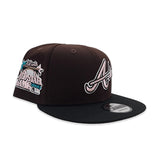 Brown Atlanta Braves Black Visor Pink Bottom 2000 All Star Game Side Patch New Era 9Fifty Snapback