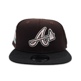 Brown Atlanta Braves Black Visor Pink Bottom 2000 All Star Game Side Patch New Era 9Fifty Snapback