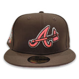 Brown Atlanta Braves Pink Bottom 2021 All Star Game Side Patch New Era 59Fifty Fitted