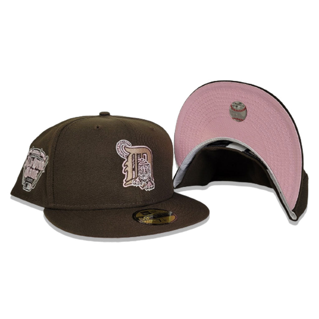 New Era Detroit Tigers Brown on Metallic 59FIFTY Fitted Cap - Macy's