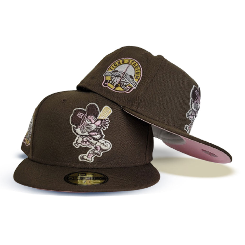 New Era 59FIFTY Detroit Tigers 1901 Hat - Black, Pink Black/Pink / 7