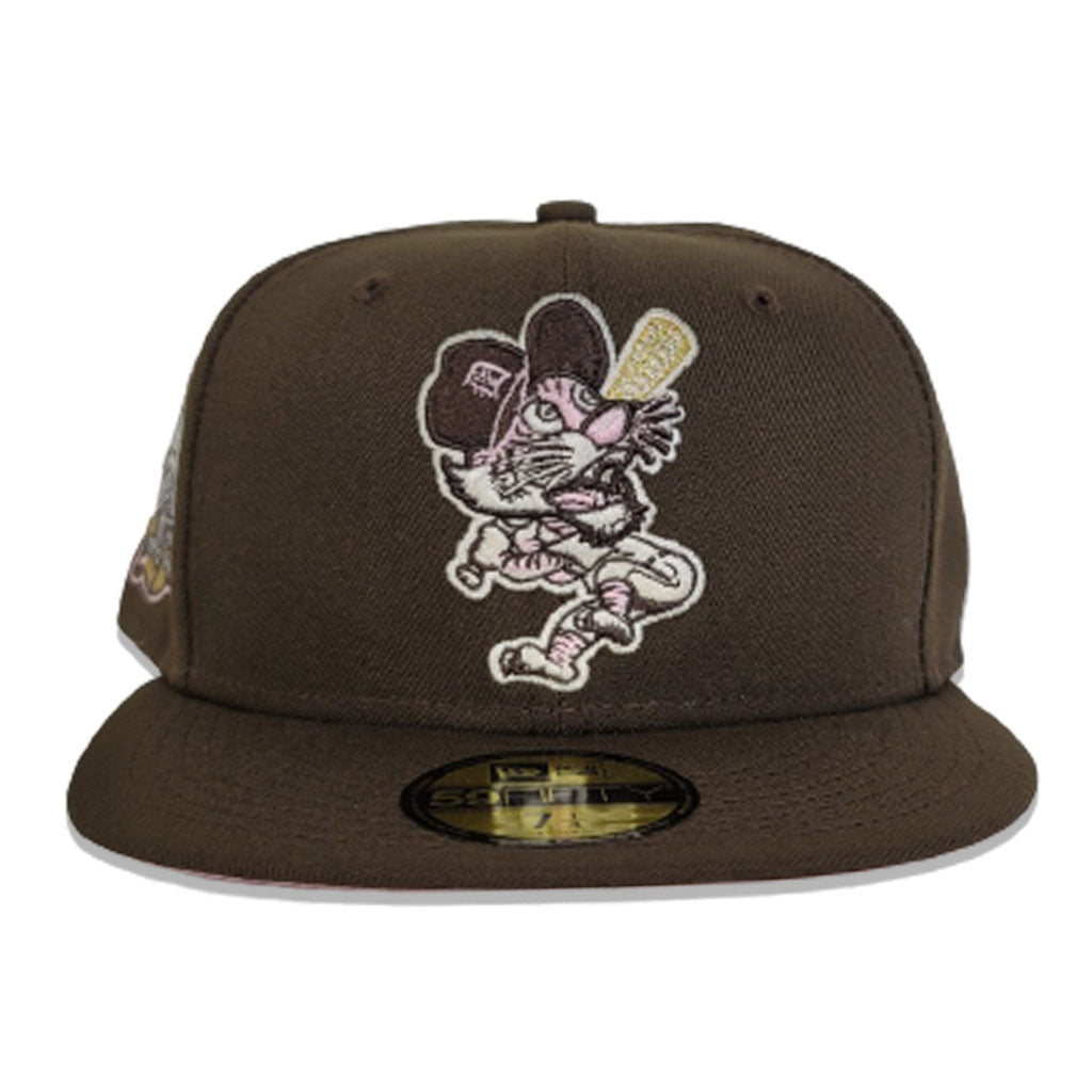 Shoe Palace Exclusive Detroit Tigers Cherry Blossom 59Fifty Mens Fitted Hat  (Beige/Pink)