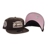 Brown Houston Astros Pink Bottom Celebrating 45th Years Side Patch New Era 9Fifty Snapback