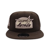 Brown Houston Astros Pink Bottom Celebrating 45th Years Side Patch New Era 9Fifty Snapback