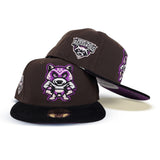 Brown Hudson Valley Renegades Black Corduroy Visor Grape Purple Bottom Renegades Side Patch New Era 59Fifty Fitted