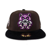 Brown Hudson Valley Renegades Black Corduroy Visor Grape Purple Bottom Renegades Side Patch New Era 59Fifty Fitted