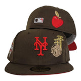 Brown New York Mets Red Bottom World's Fair 2000 World Series New Era 59Fifty Fitted