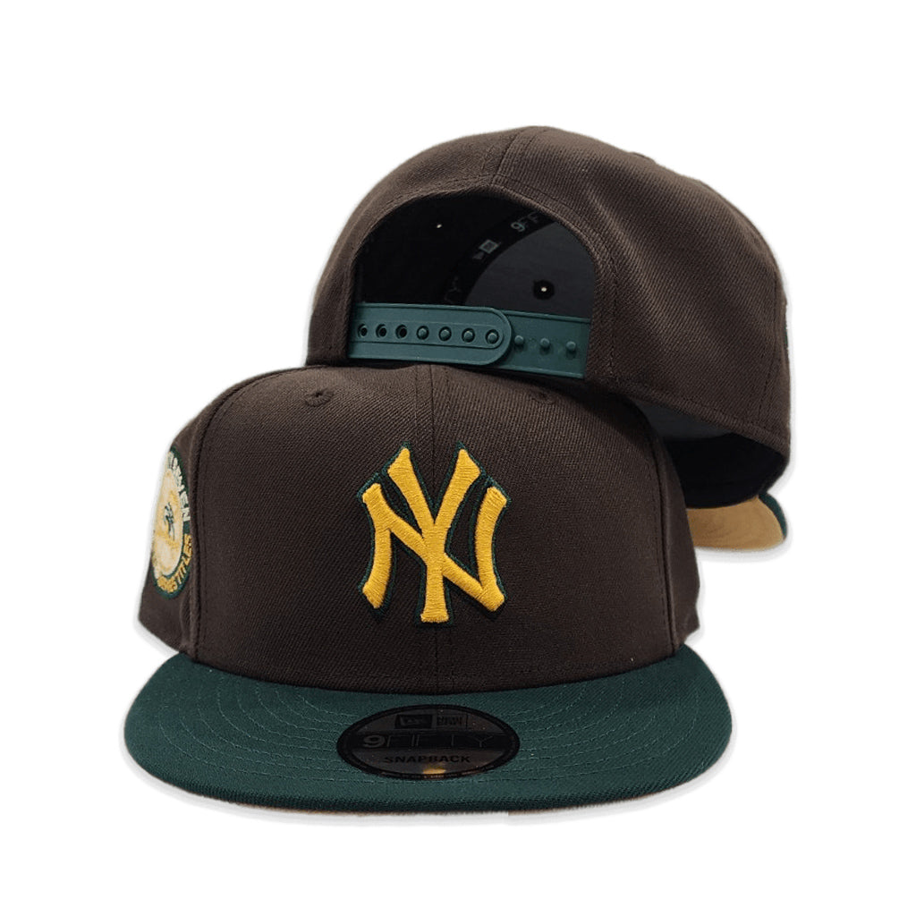 Navy Blue New York Yankees Pink Bottom Yankee Stadium Side Patch New Era 9FIFTY Snapback