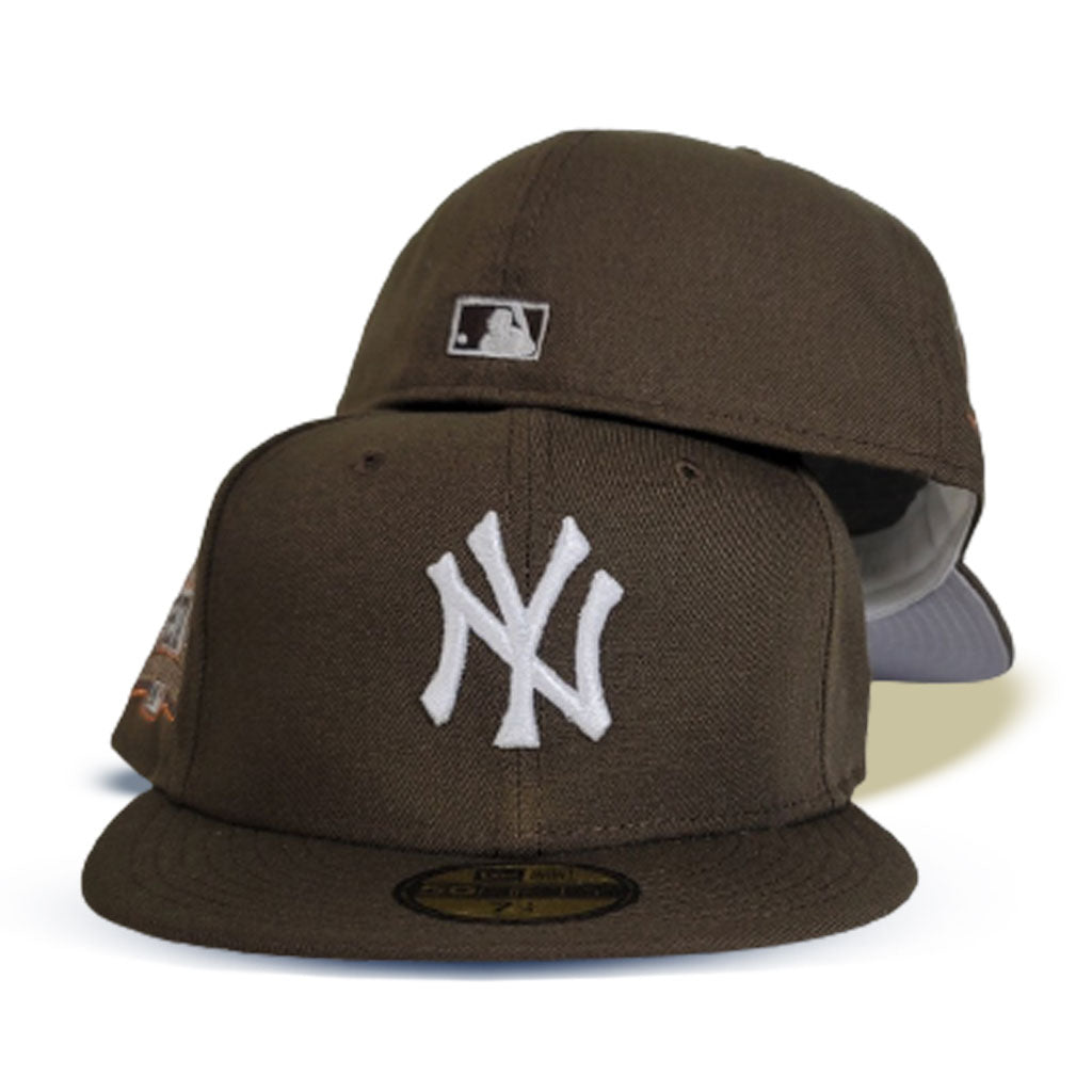 New Era New York Yankees Navy Fitted Hat MLB 27X History Champ Patches Pin  Cap