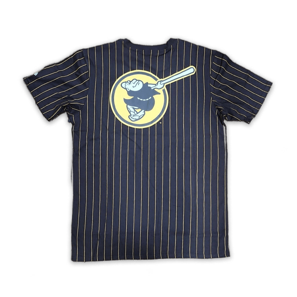 San Diego Padres T Shirt Womens Medium MLB Genuine Merchandise Blue Short  Sleeve