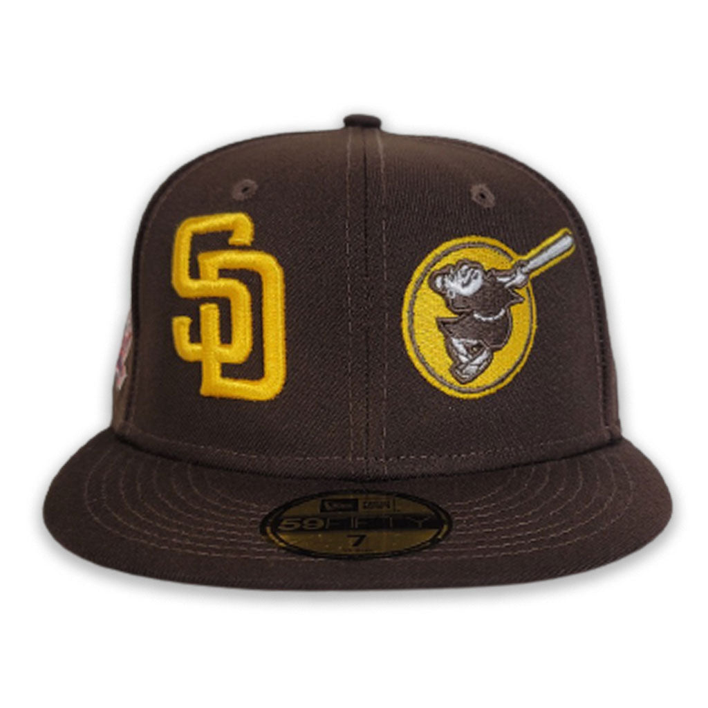 San Diego Padres New Era Team Low Profile 59FIFTY Fitted Hat - Black