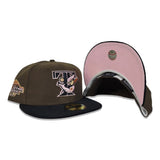 Brown Toronto Blue Jays Black Corduroy Visor Pink Bottom 2003 All Star Game New Era 59Fifty Fitted