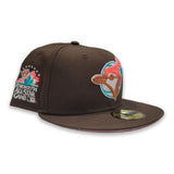 Brown Toronto Blue jays Pink Bottom 1991 All Star Game New Era 59Fifty Fitted