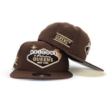 Brown Welcome To Fabulous Queens Gray Bottom New Era 9Fifty Snapback