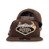 Brown Welcome To Fabulous Queens Gray Bottom New Era 9Fifty Snapback