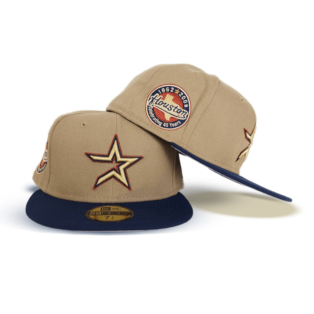 Houston Astros New Era 45th Anniversary Camel 59FIFTY Fitted Hat