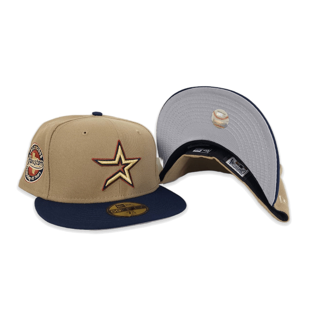 Houston Astros New Era 45th Anniversary Camel 59FIFTY Fitted Hat