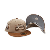 Camel Houston Astros Toast Visor Gray Bottom 2000 Inaugural Season Side Patch New Era 59Fifty Fitted