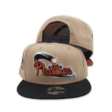 Camel Philadelphia Phillies Black Visor Rust Bottom 1996 All Star Game Side Patch New Era 9Fifty Snapback