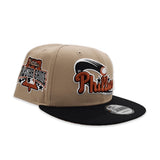 Camel Philadelphia Phillies Black Visor Rust Bottom 1996 All Star Game Side Patch New Era 9Fifty Snapback