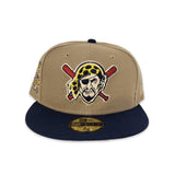 Camel Pittsburgh Pirates Navy Blue Visor Gray Bottom 1994 All Star Game Side Patch New Era 59Fifty Fitted