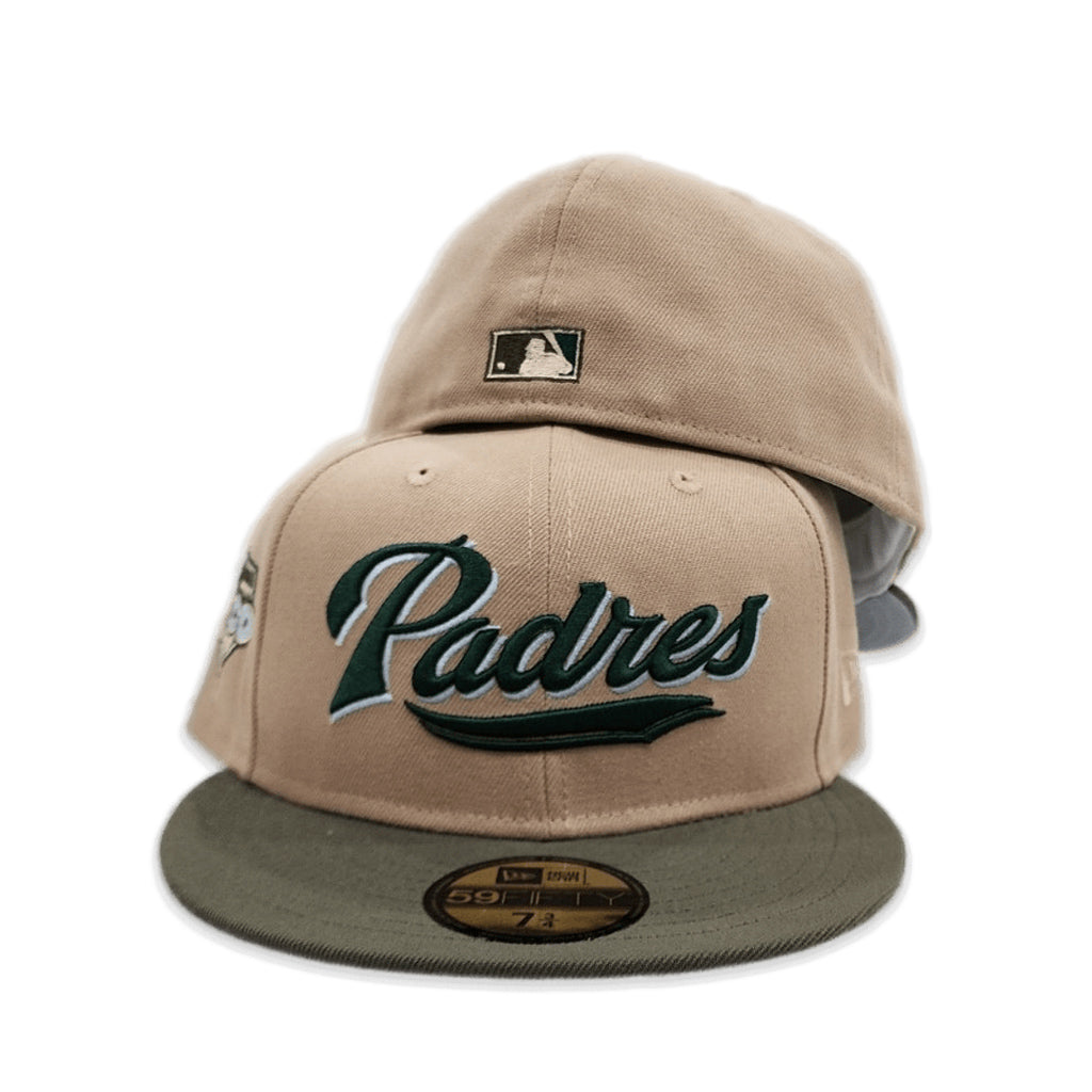 San Diego Padres New Era White Logo 59FIFTY Fitted Hat - Kelly Green