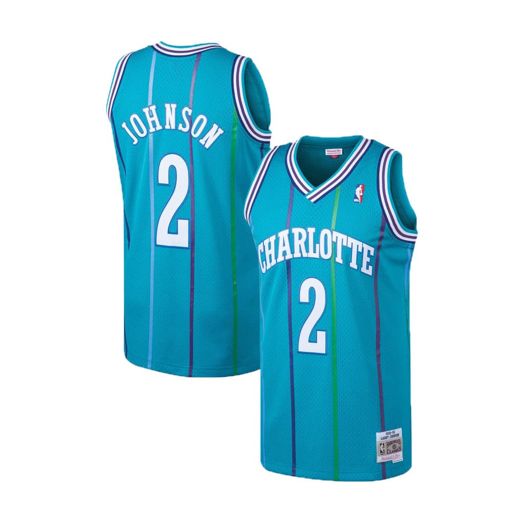 Charlotte Hornets Larry Johnson Mitchell – Exclusive