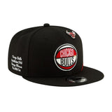 Chicago Bulls New Era Black 2019 NBA Draft 9FIFTY Snapback Adjustable Hat
