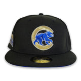 Chicago Cubs Royal Bottom Wrigley Field Side Patch New Era 59Fifty Fitted