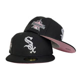 Chicago White Sox 2010 All Star Game 59Fifty New Era Black Fitted Pink Bottom