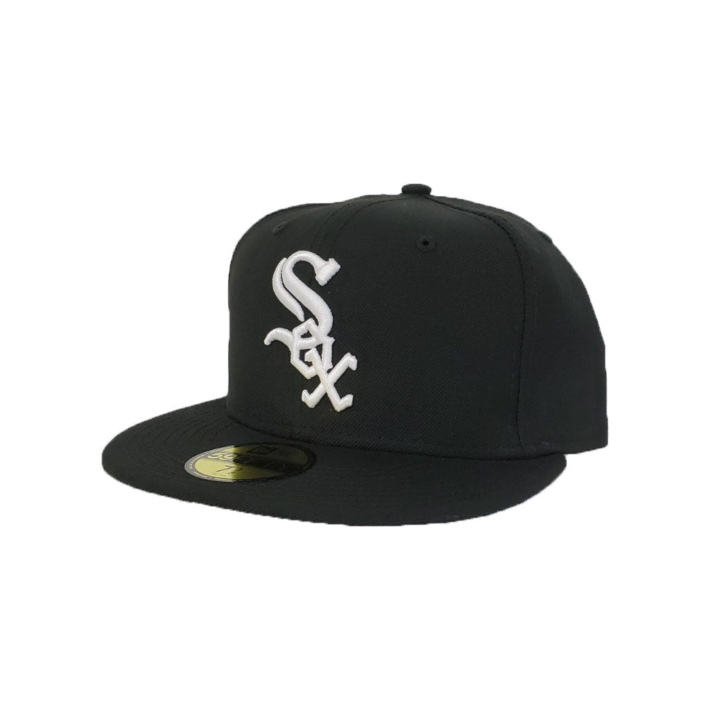 Black Chicago White Sox Gray Bottom New Era 59Fifty On field Fitted Hat