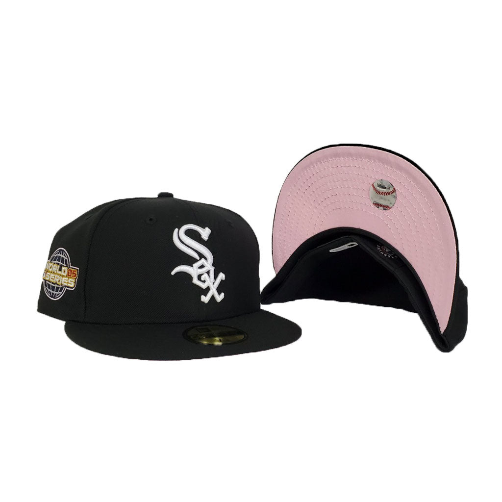 Chicago White Sox Black Pink Bottom 2005 World Series New Era 59Fifty Fitted