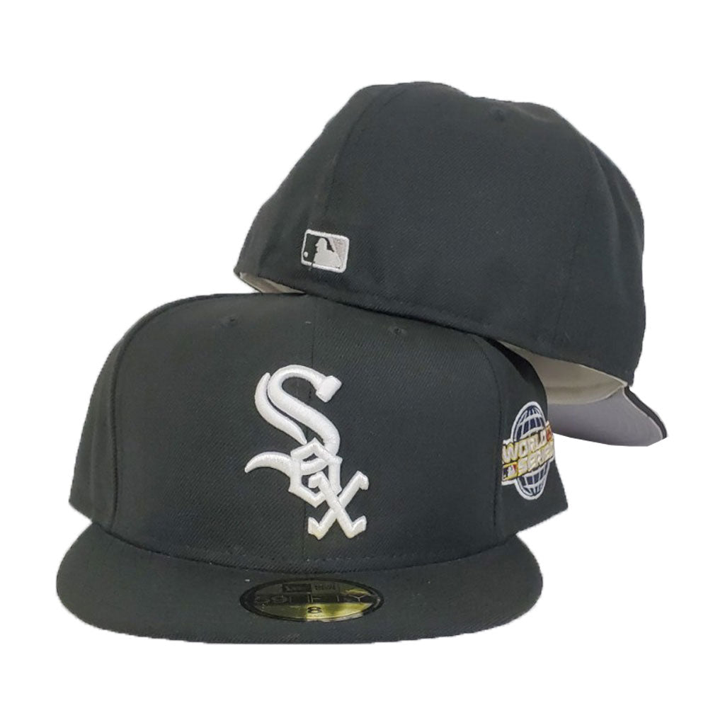  New Era MLB 18 5950 Wool Ws Chicago White Sox Snapback Style:  11783656-BLACK Size: 7.125 : Sports & Outdoors