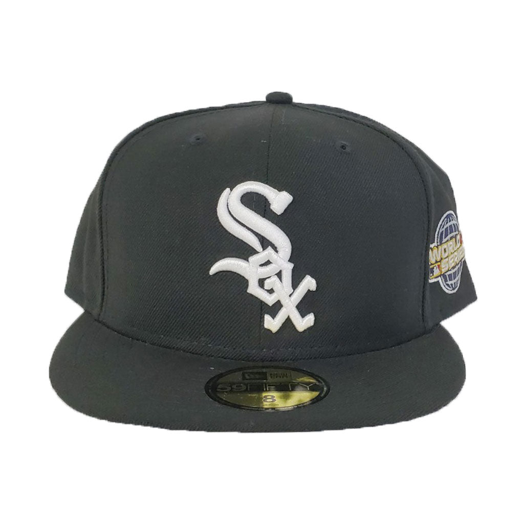 fitted white sox hat