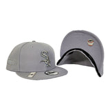 Chicago White Sox Grey Reflective 2005 World Series New Era 9Fifty Snapback Hat