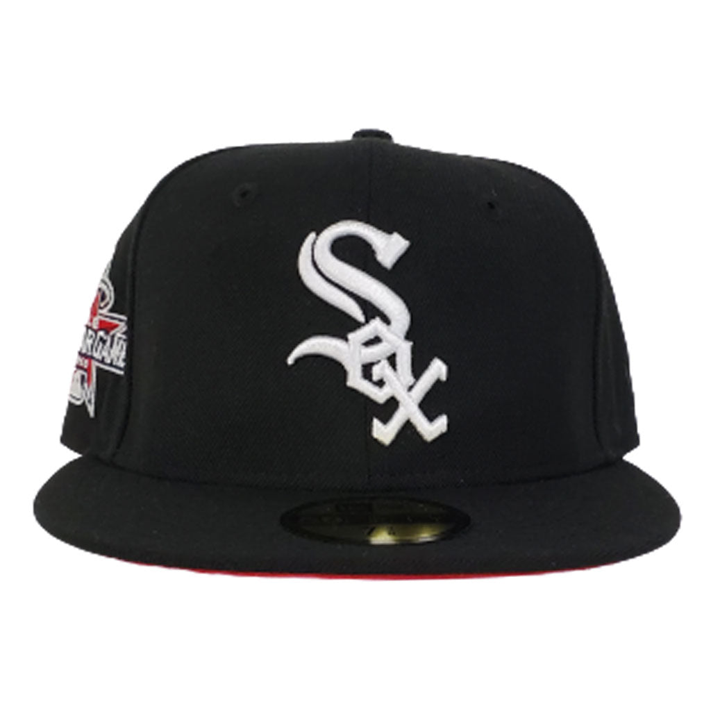 New Era Chicago White Sox Fitted Red Bottom Black White (2005