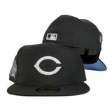 Cincinnati Reds Black Icy Blue Bottom 2010 All Star Game New Era 59Fifty Fitted