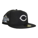 Cincinnati Reds Black Icy Blue Bottom 2010 All Star Game New Era 59Fifty Fitted