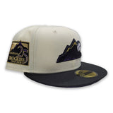 Colorado Rockies Purple Bottom 25th Anniversary Side Patch New Era 59Fifty Fitted