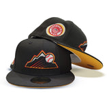 Colorado Rockies Yellow Bottom 1993 Inaugural Side Patch New Era 59Fifty Fitted