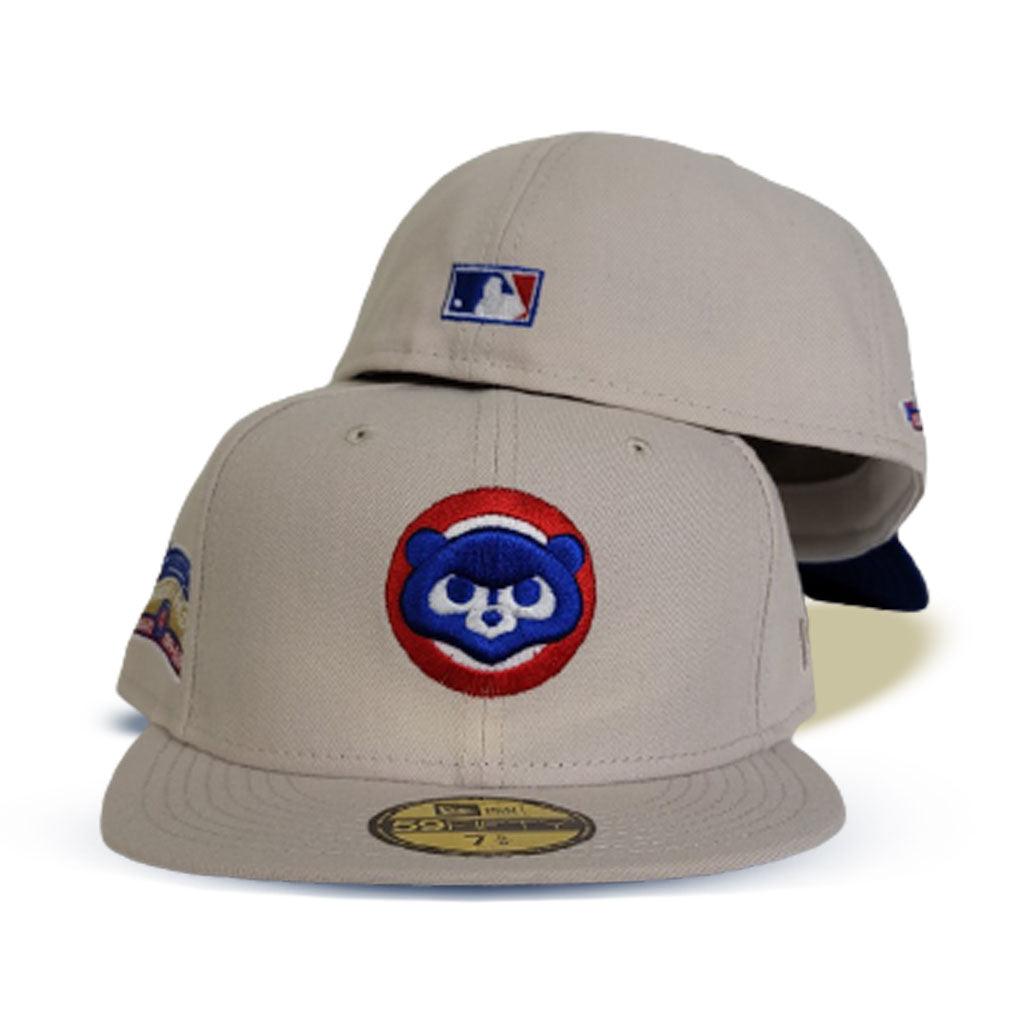 Sky Blue Chicago Cubs Royal Bottom Wrigley Field Side Patch New Era 59Fifty  Fitted