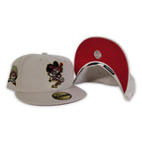 Cream Detriot Tigers Red Bottom 1968 World Series Champions Side Patch New Era 59Fifty Fitted