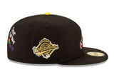 NEW ERA ATLANTA BRAVE OFFSET BLACK 59FIFTY FITTED HAT
